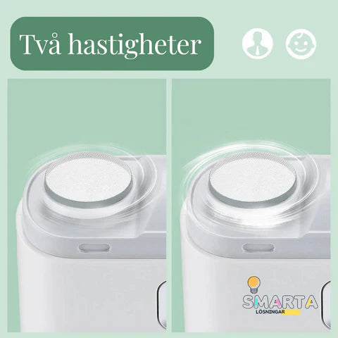 Elektrisk nagelklippare med ljus