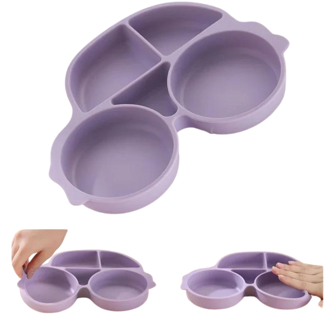 Barn tallrik med sugpropp