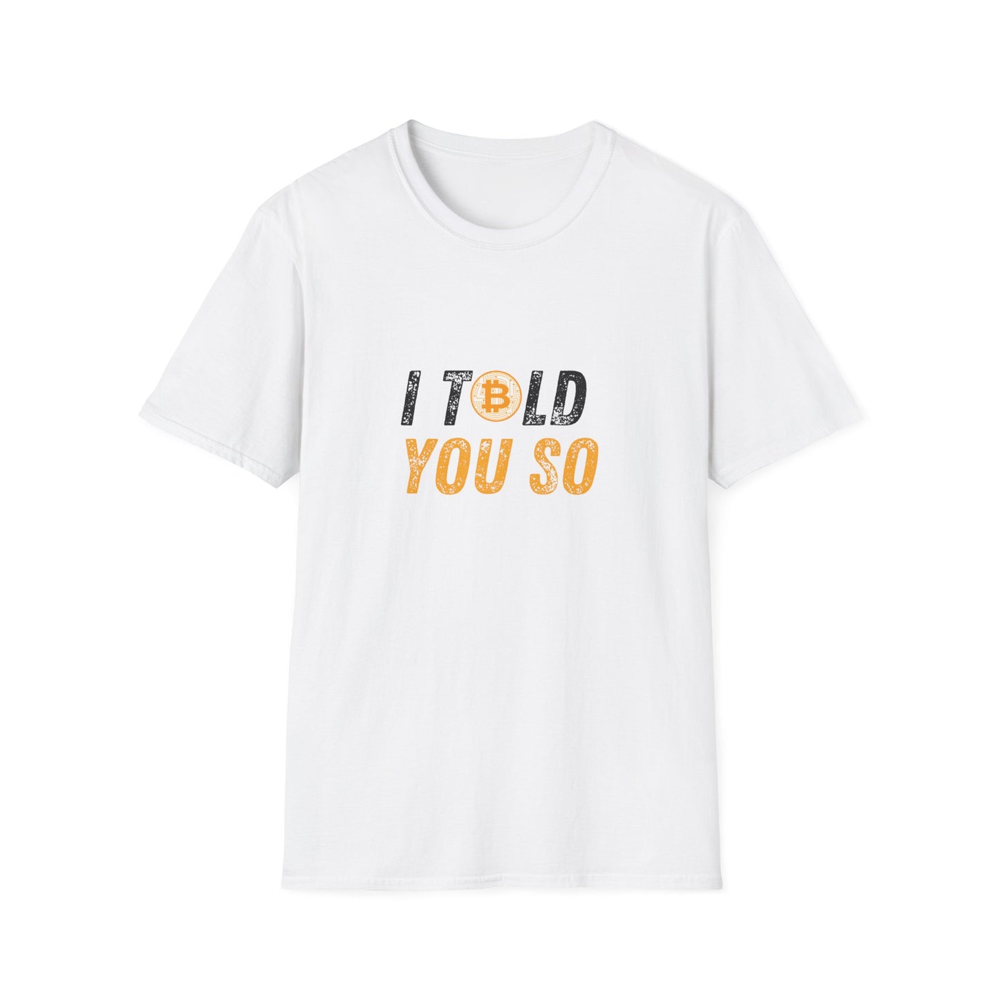 Bitcoin T-Shirt vitt