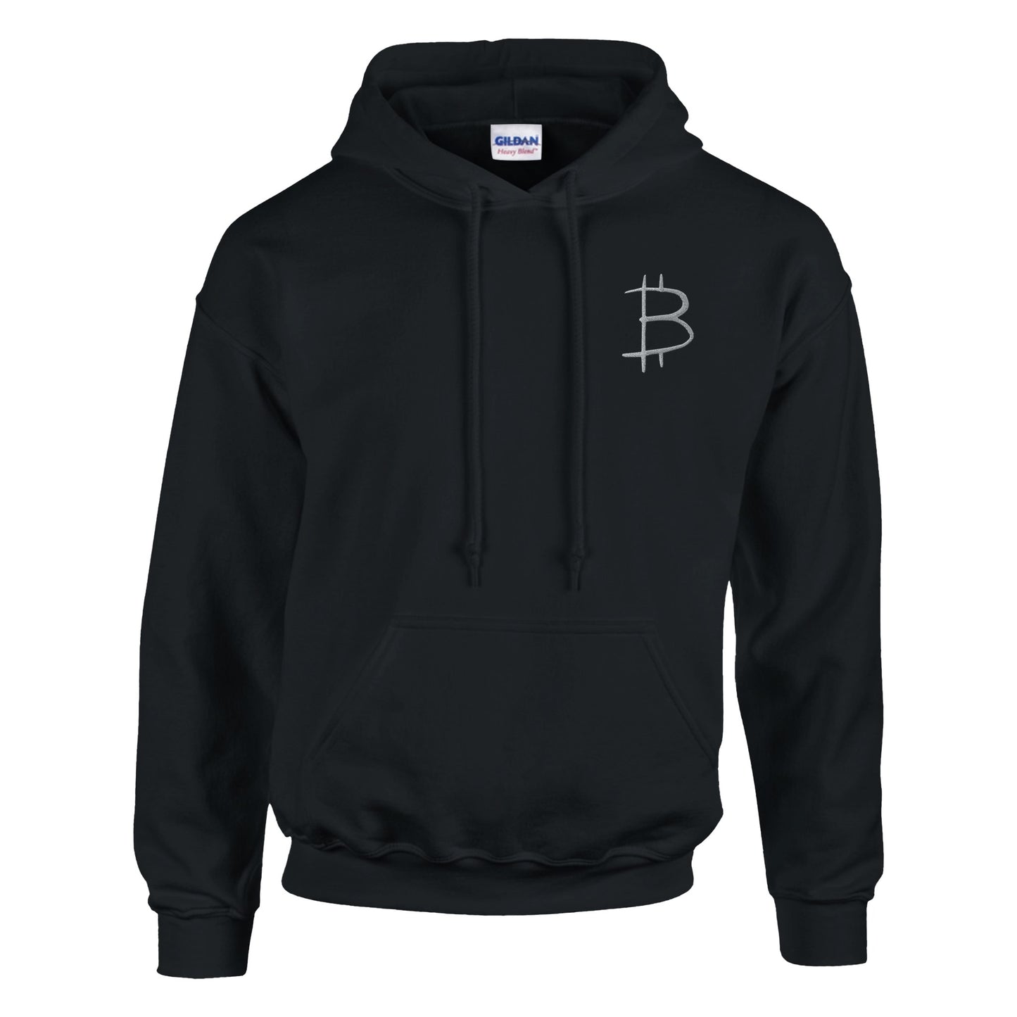 Bitcoin hoodie svart