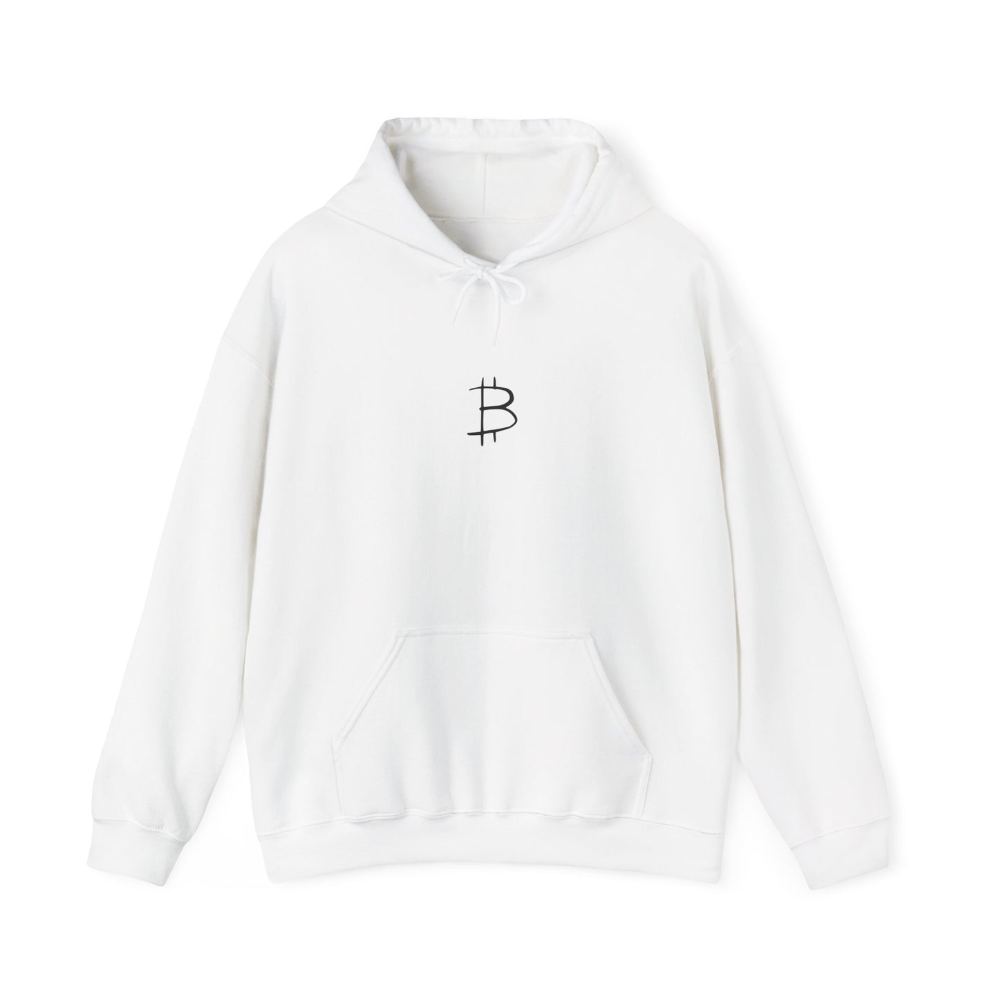Bitcoin hoodie vitt