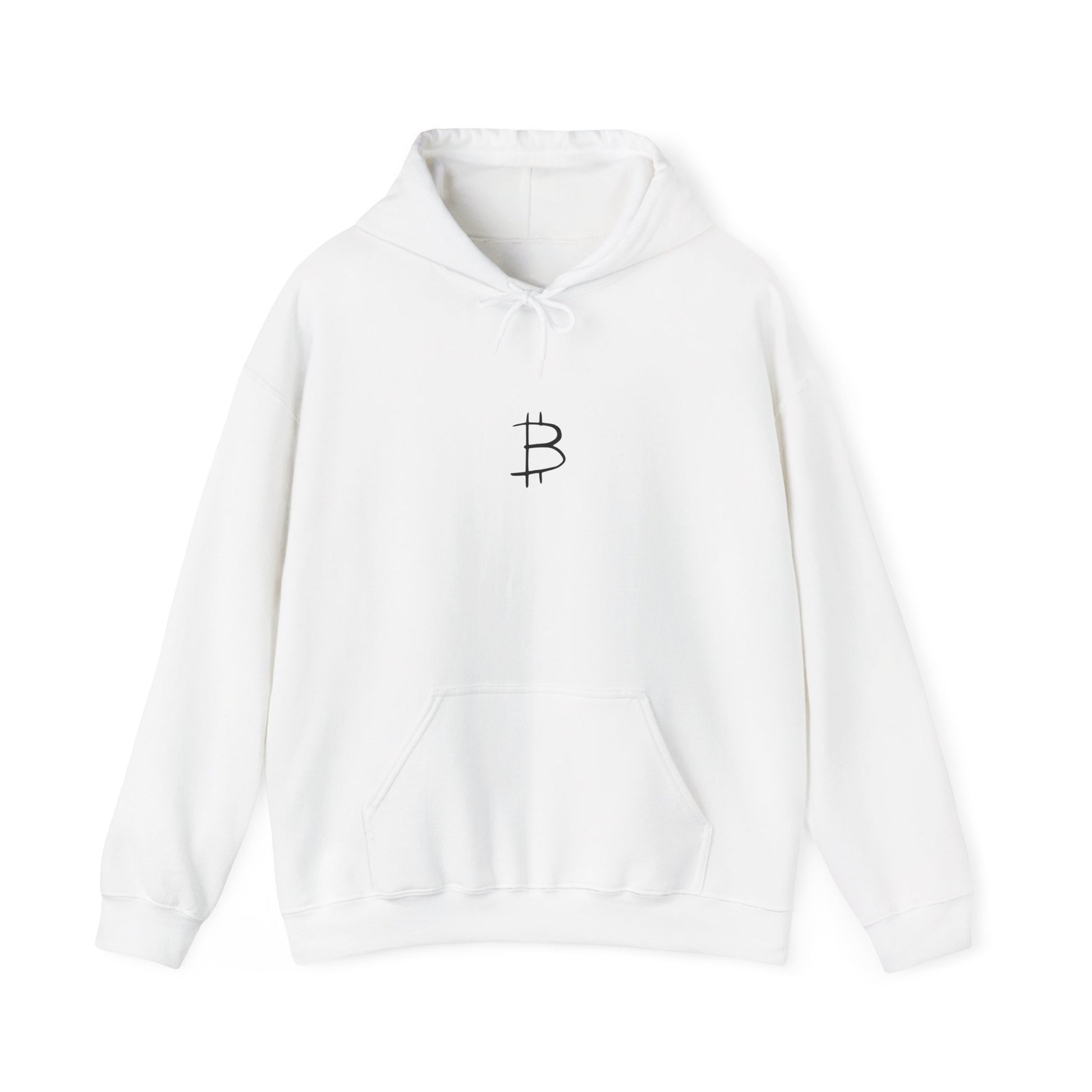 Bitcoin hoodie vitt