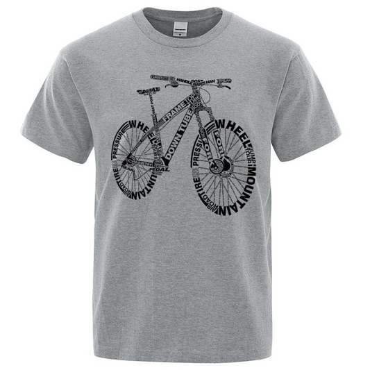 Cykel t-shirt - grå
