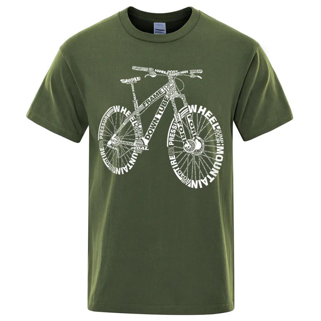 Cykel t-shirt - grön