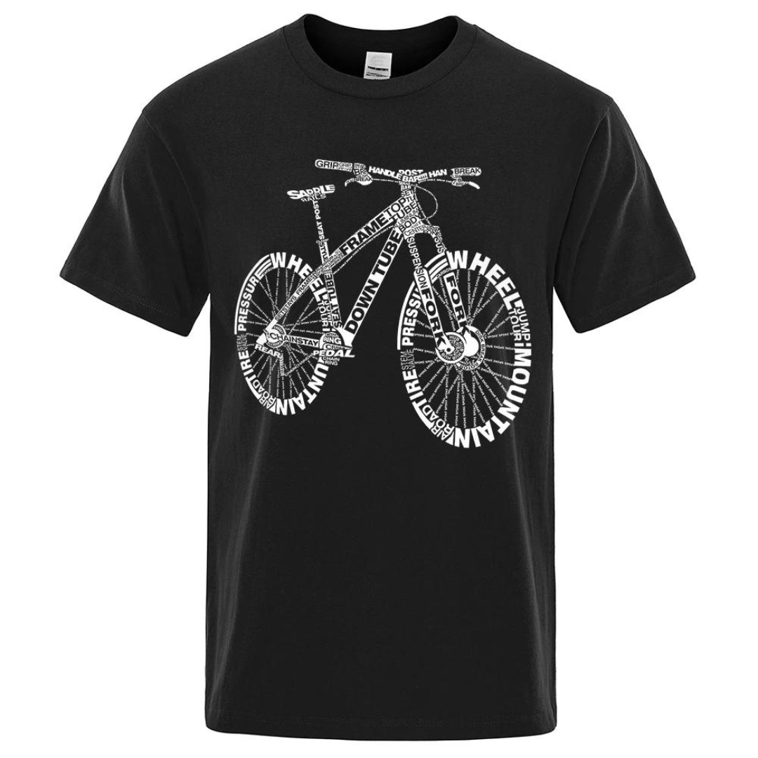 Cykel t-shirt - svart