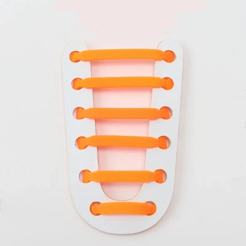 Elastiska Skosnören - orange