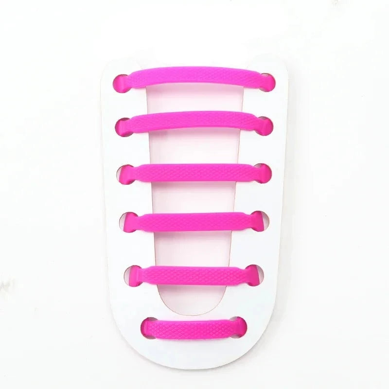 Elastiska Skosnören - pink