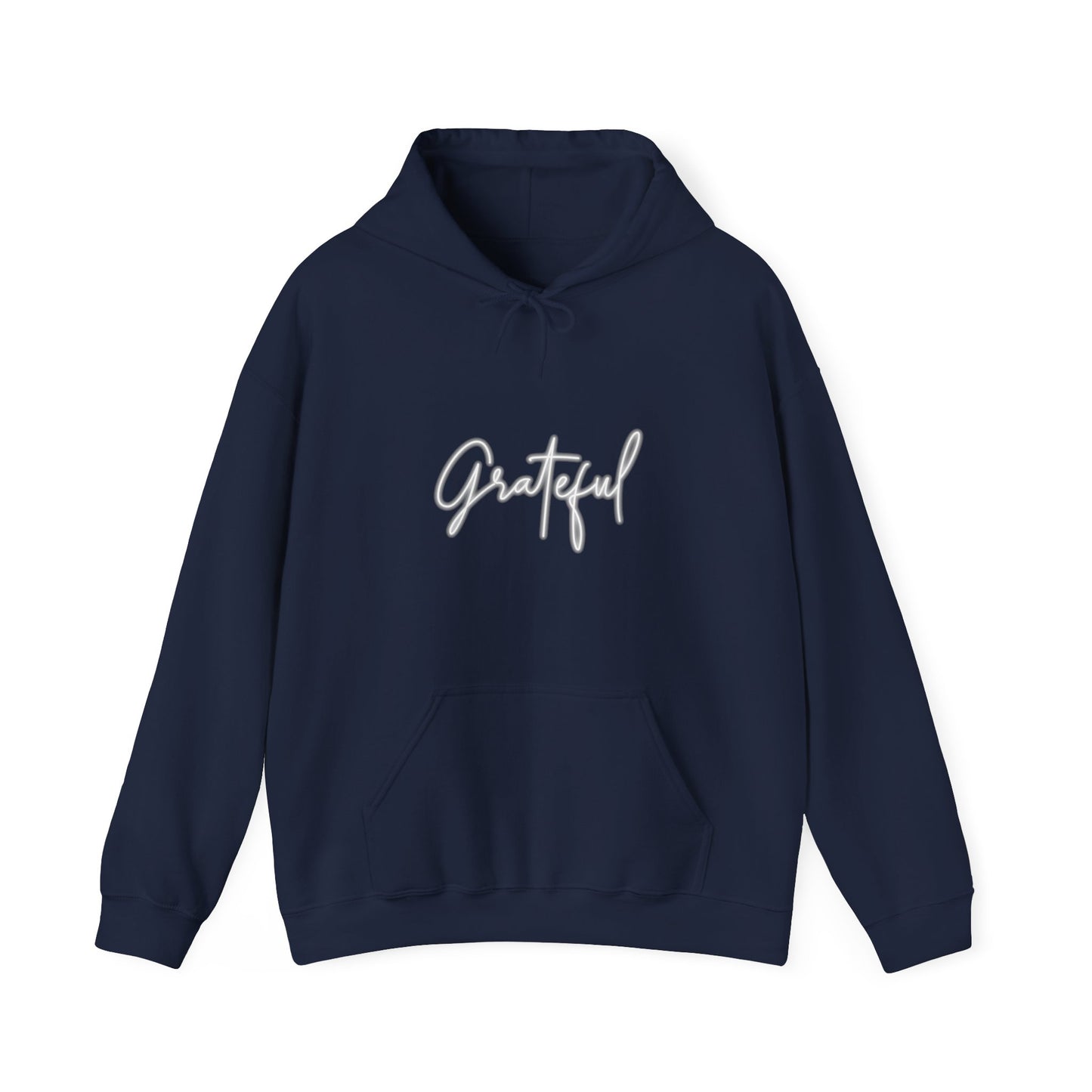 Grateful hoodie blå