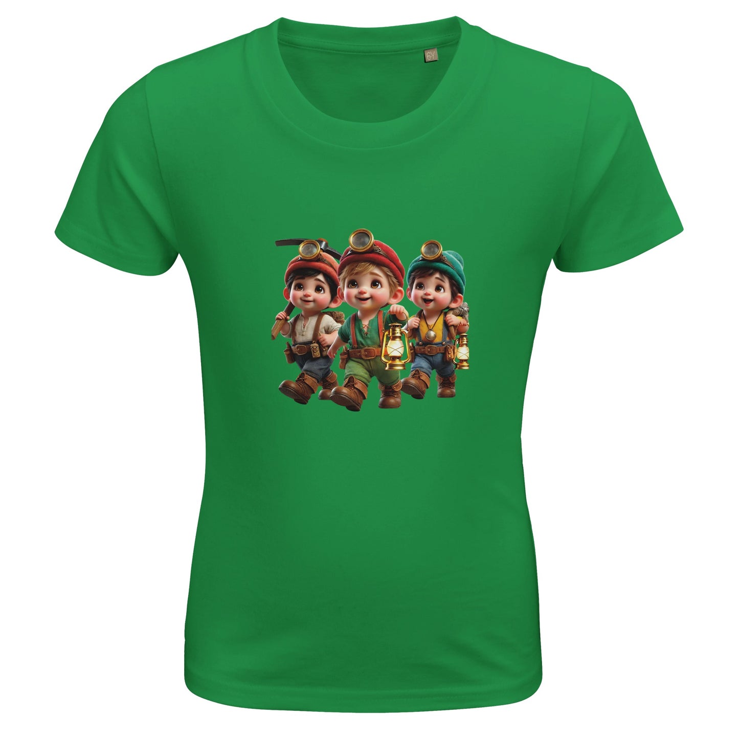 Gruvtomtens barn t-shirt grön