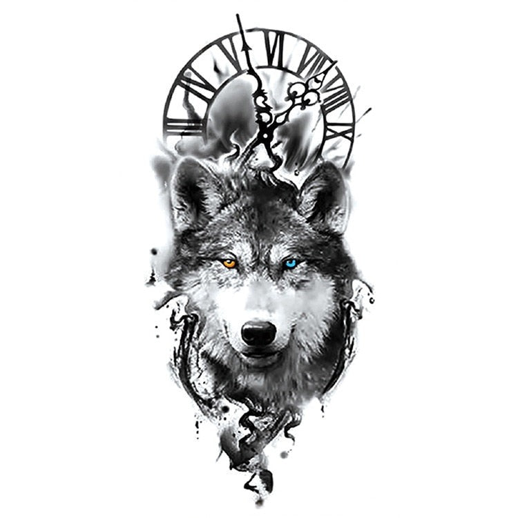 Temporär Tatuering - varje med färgade ögon