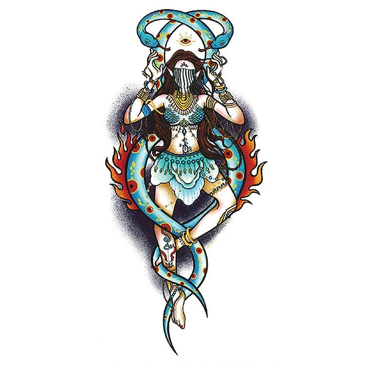 Temporär Tatuering - sexy tjej