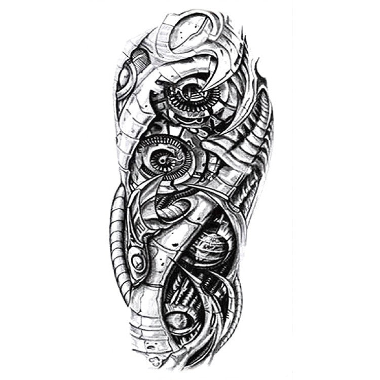 Temporär Tatuering - robot arm