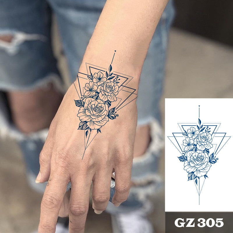 Temporär tatuering : hand tatuering