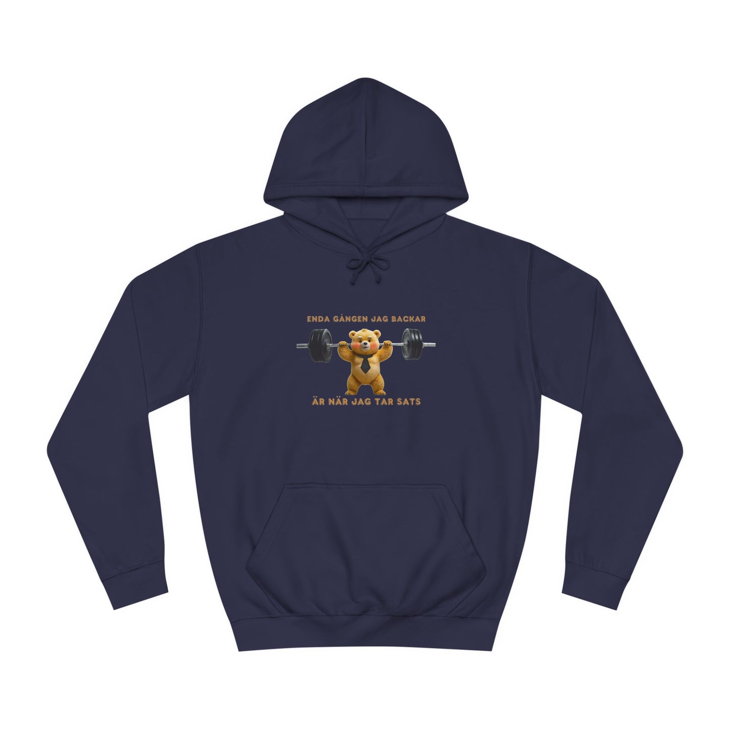 Hoodie roligt blå