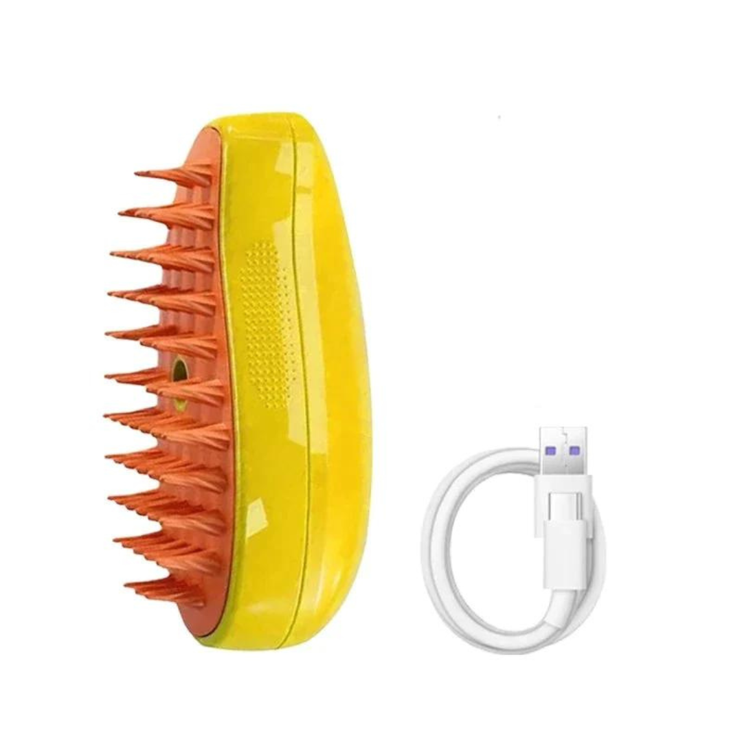 Hundborste med ånga