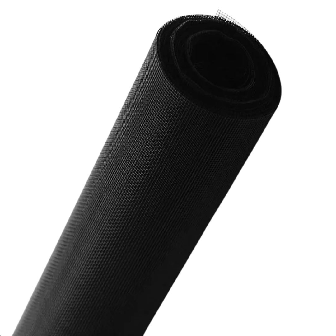 Insektsskydd till fönster svart