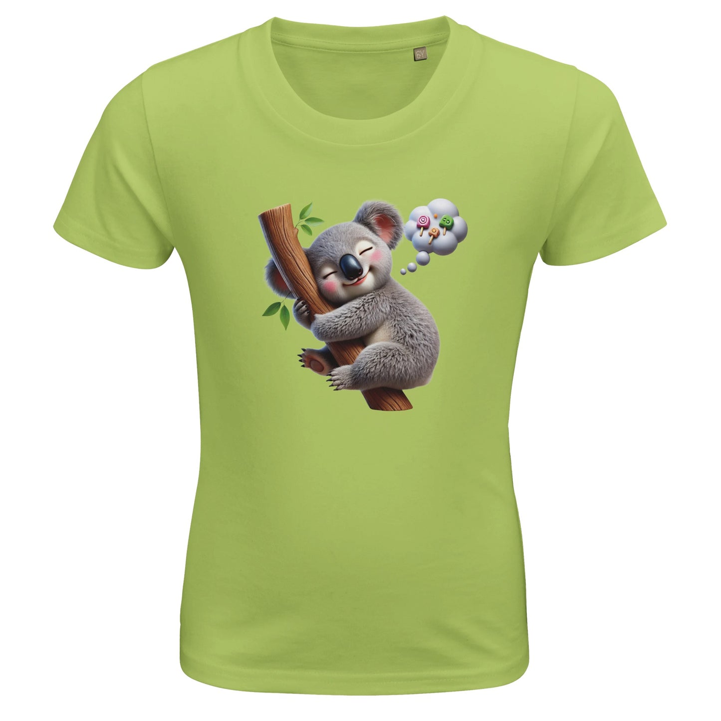 Koala t-shirt för barn grön
