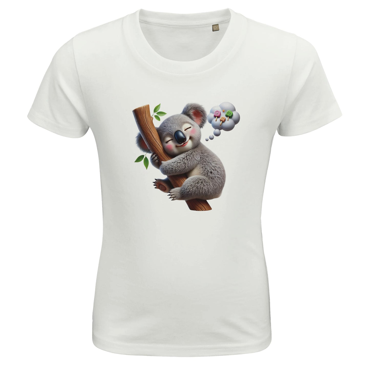 Koala t-shirt för barn vitt