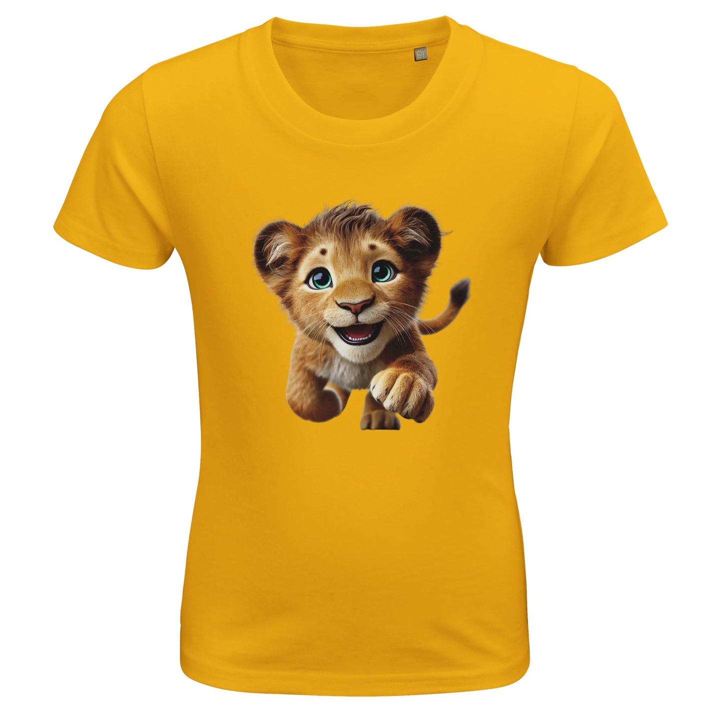 Leon barn t-shirt gul