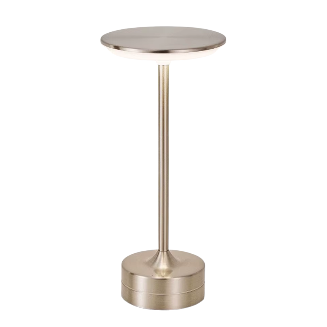 Liten bordslampa silver