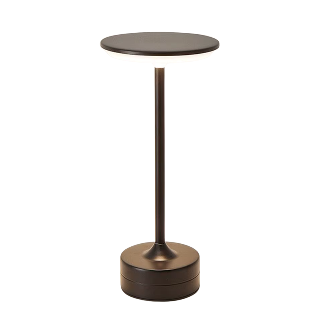Liten bordslampa svart