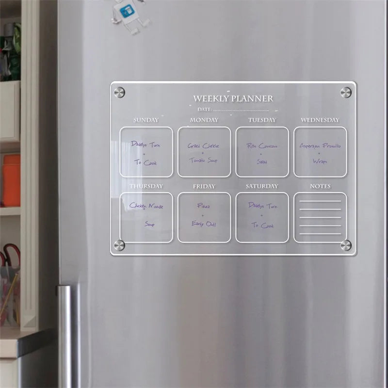 Magnetisk veckoplanerare