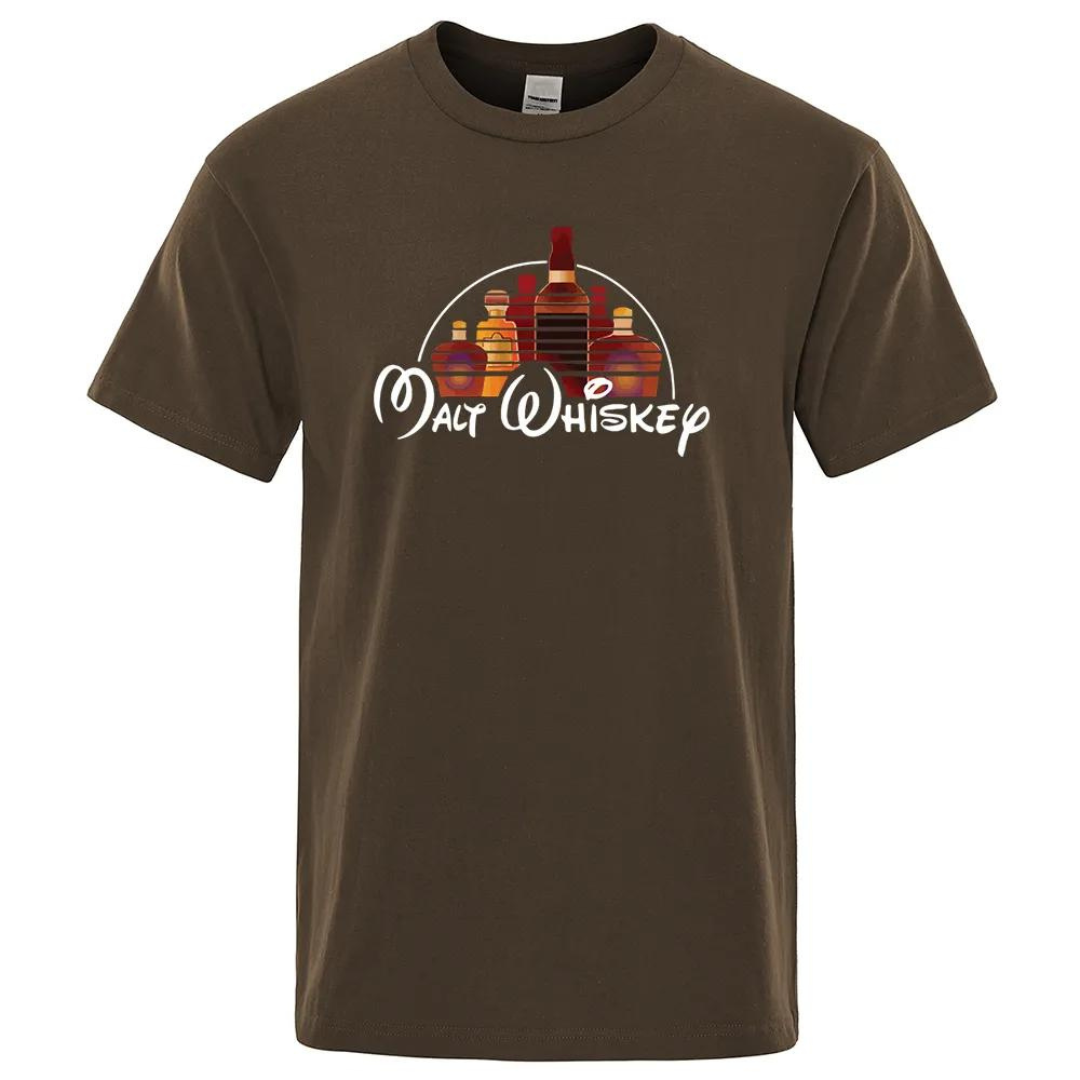 Malt Whiskey T-Shirt - brun