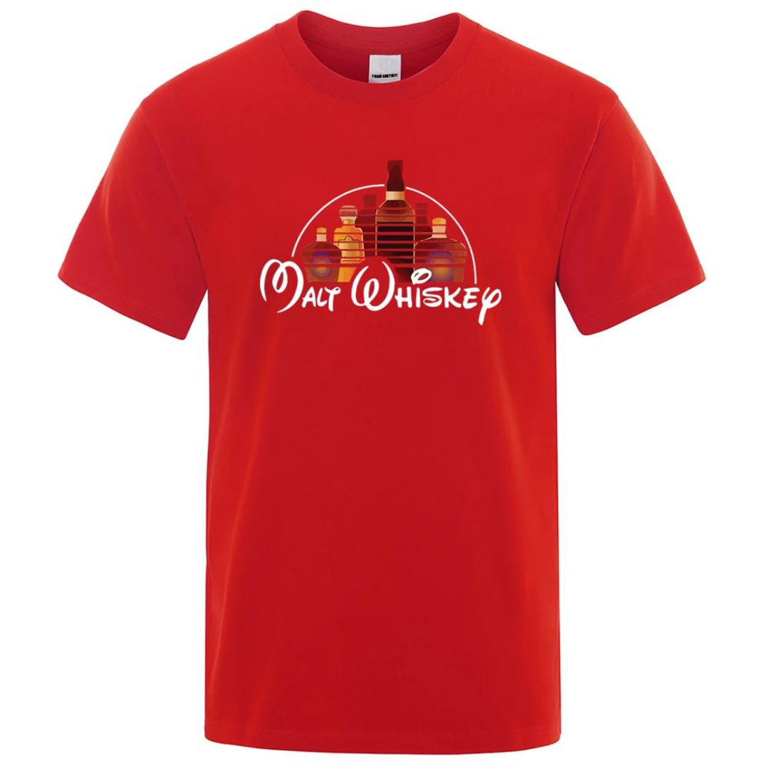 Malt Whiskey T-Shirt - röd
