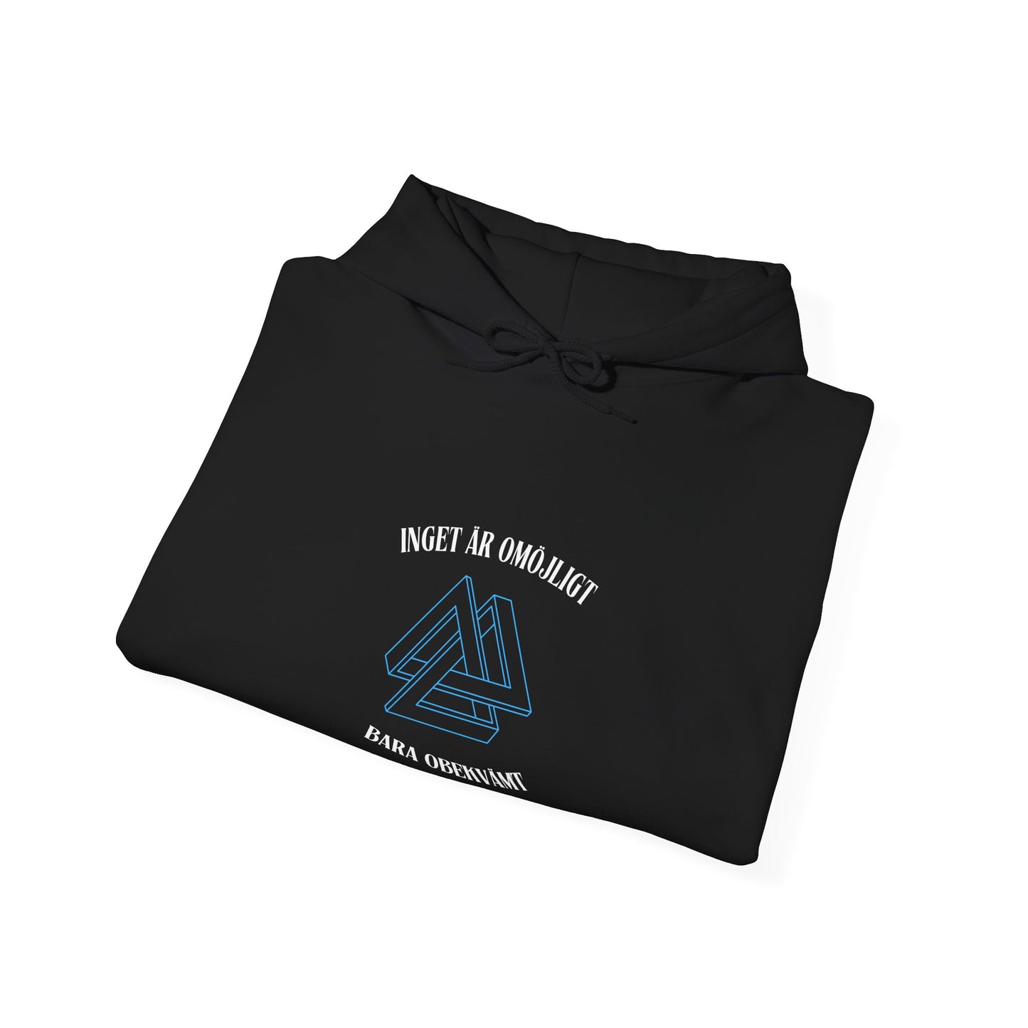 Motivation hoodie svart