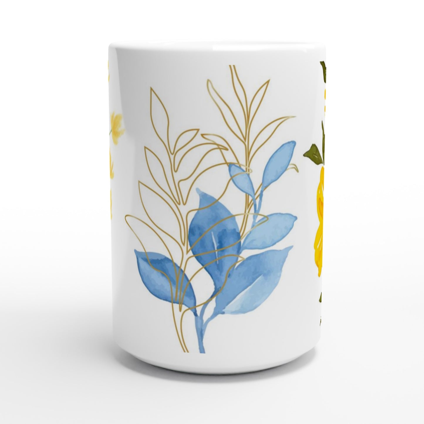 Mugg med blommor