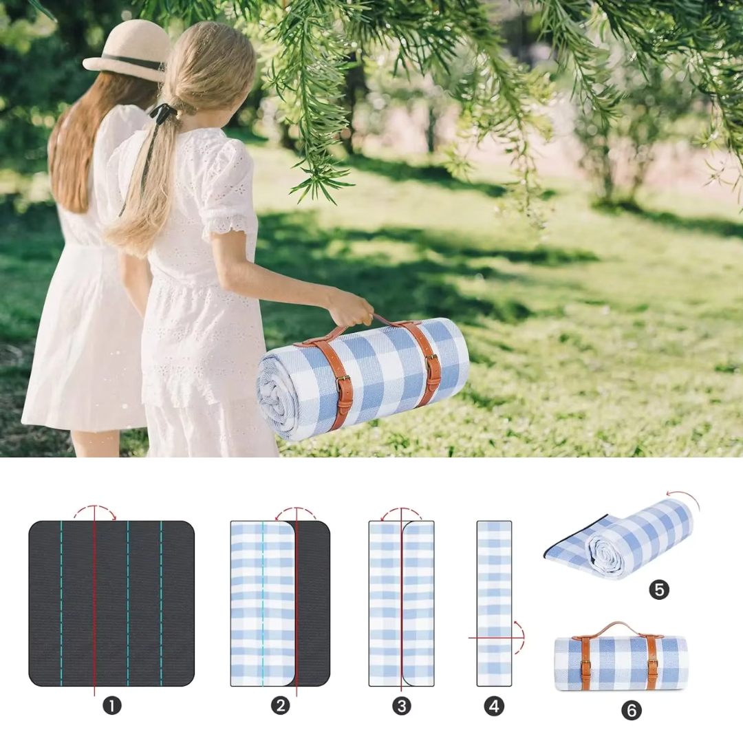 Portabelt picknickfilt