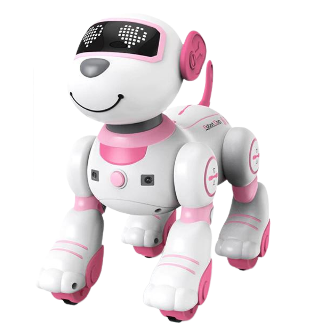 Robothund leksak - rosa