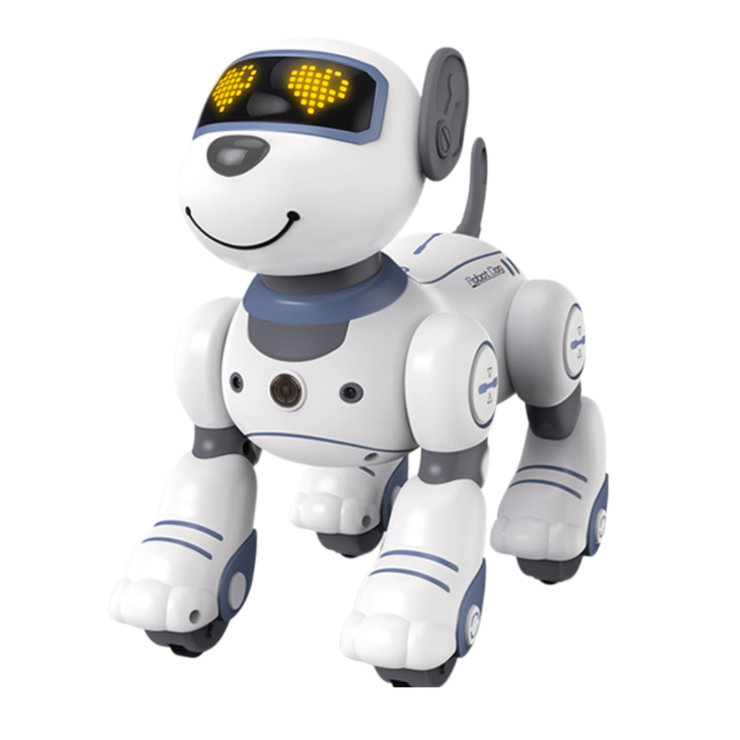 Robothund leksak - vit