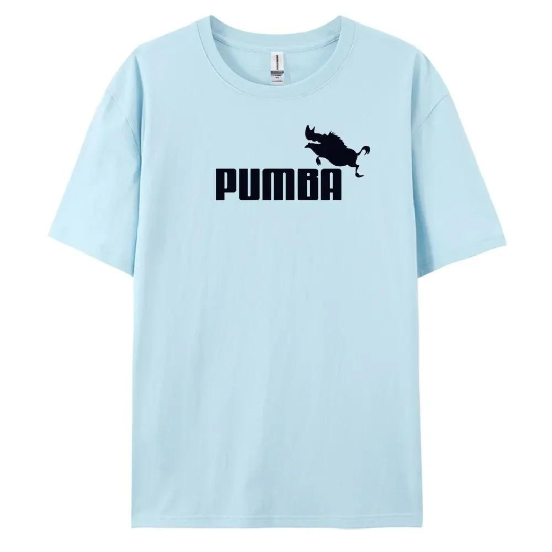 Roligt t-shirt Pumba - ljusblå