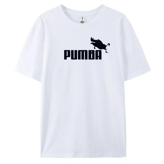Roligt t-shirt Pumba - vit