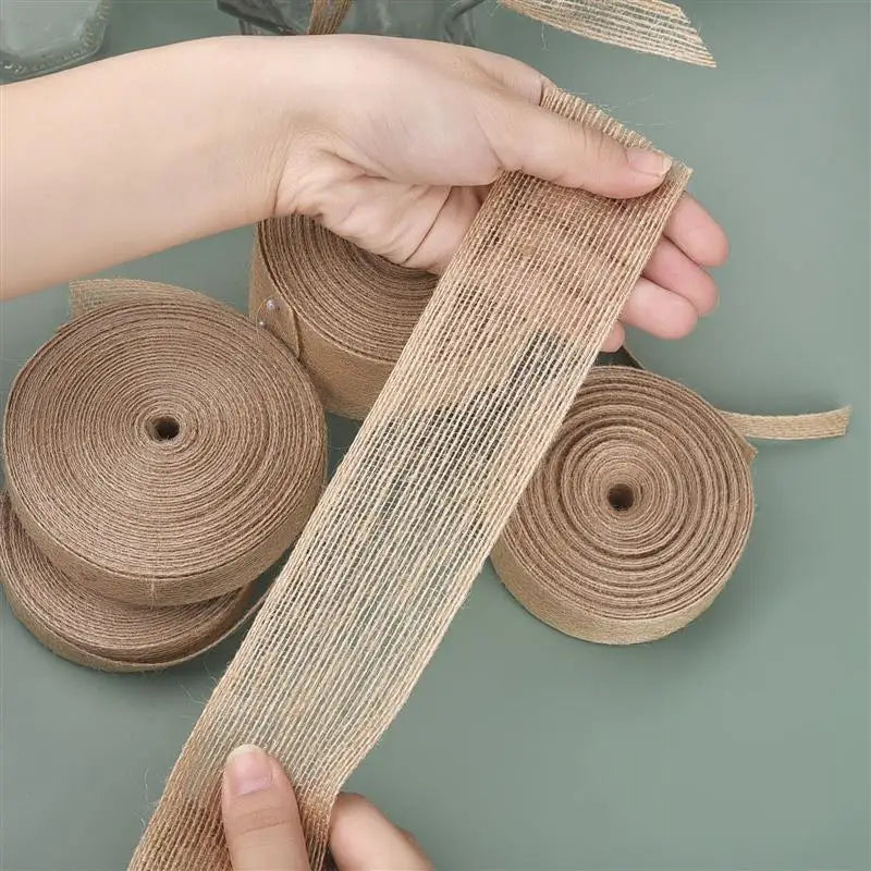 Juteband - naturlig