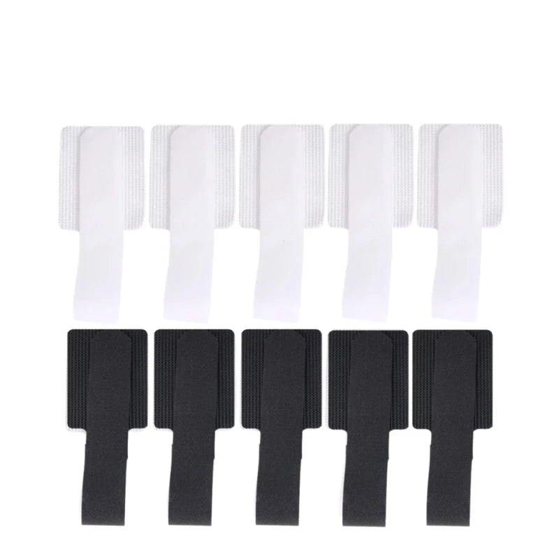 Självhäftande Kabelhållare svarta och vita