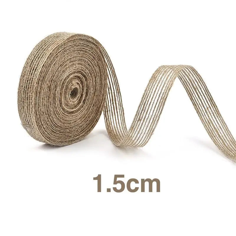 Juteband - 1,5cm