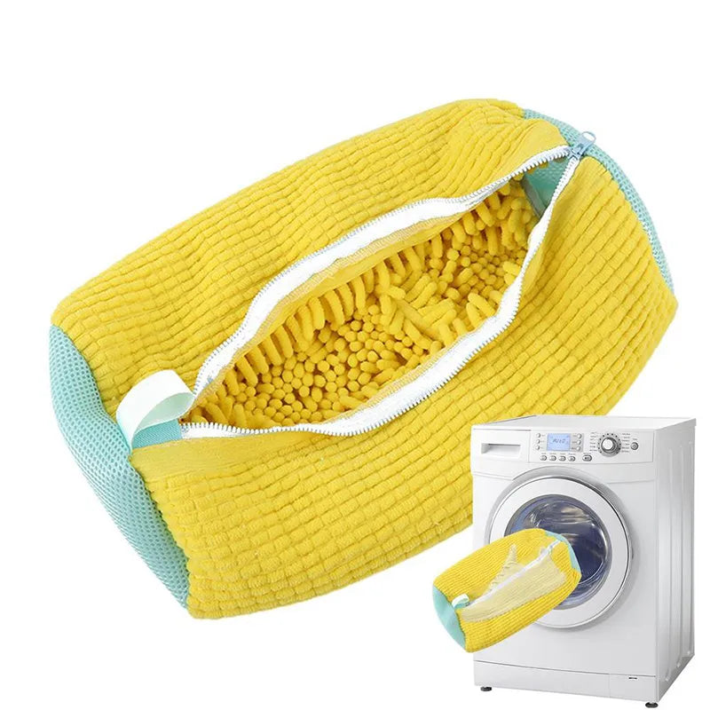 tvättpåse skor - gul