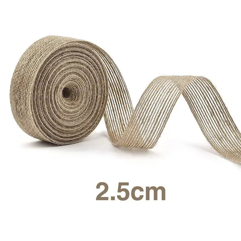 Juteband - 2,5 cm