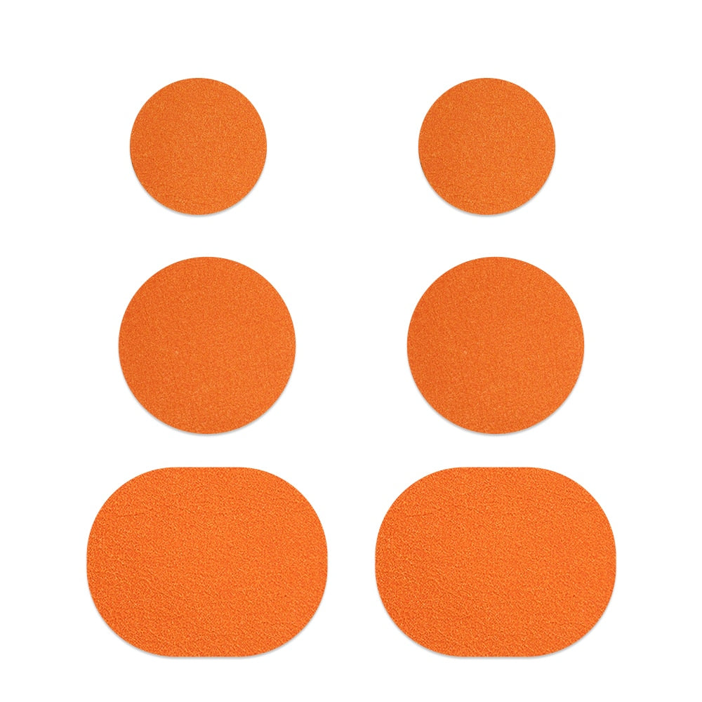 Skoreparation laglappar orange