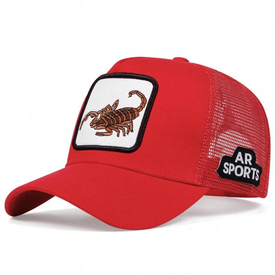 Skorpion Keps - röd