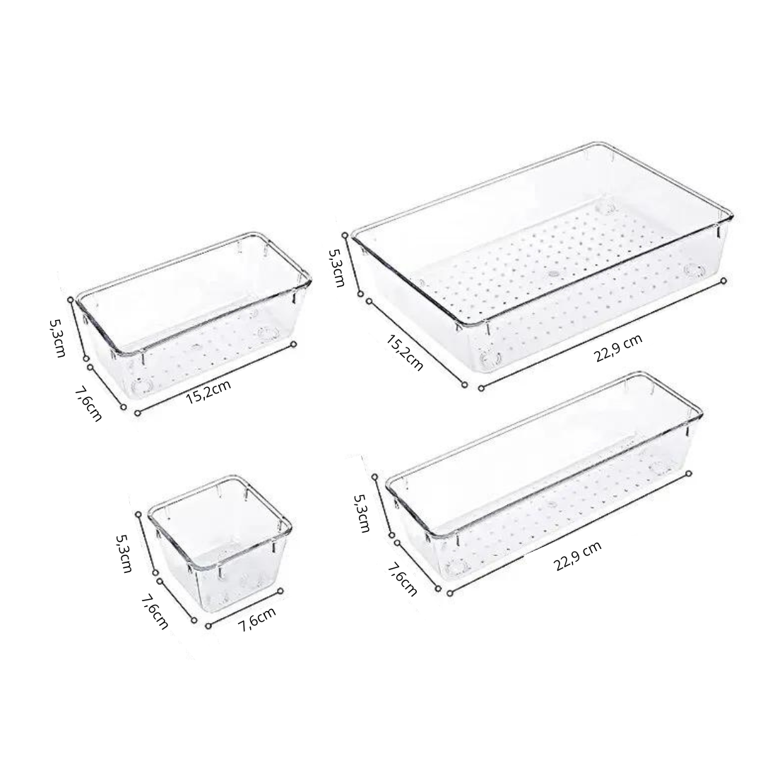 Små plast förvaringslådor