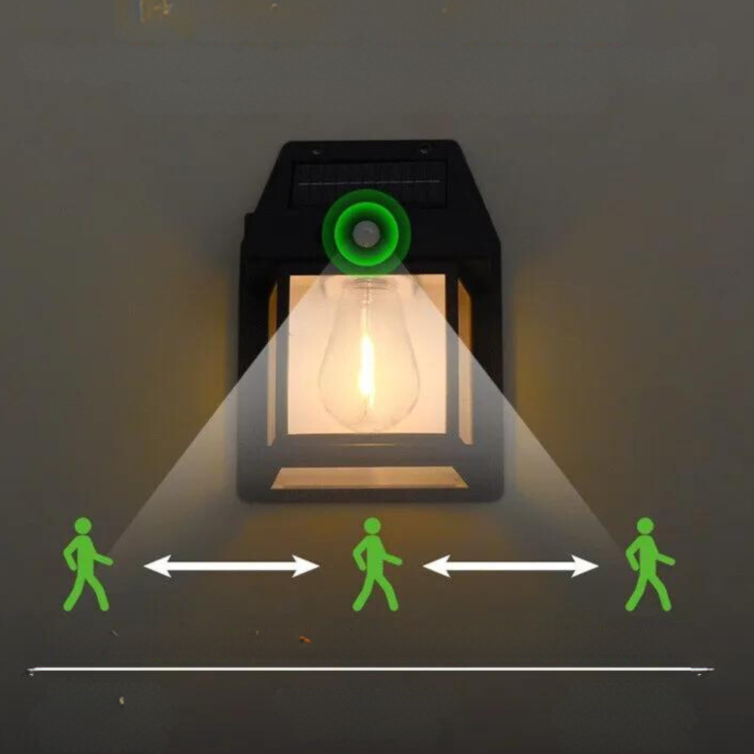 Solcellslampa utomhus rörelsesensor