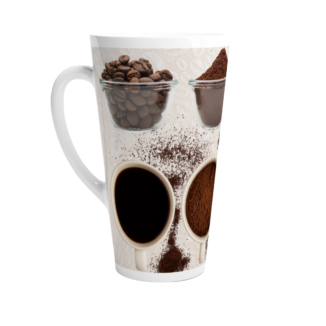 Stor kaffe mugg med tryck