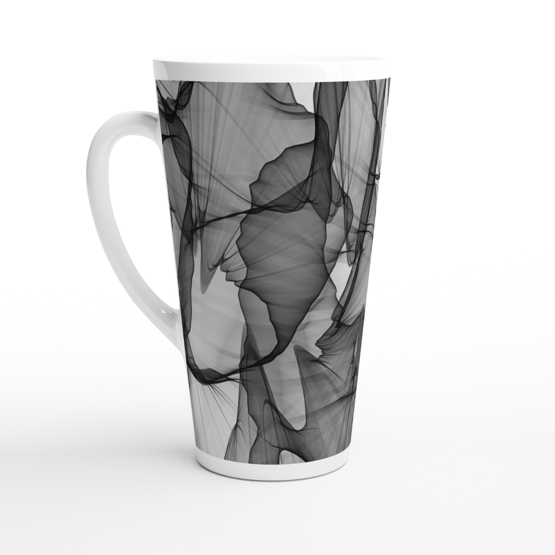 Stor mugg black & white 500ml