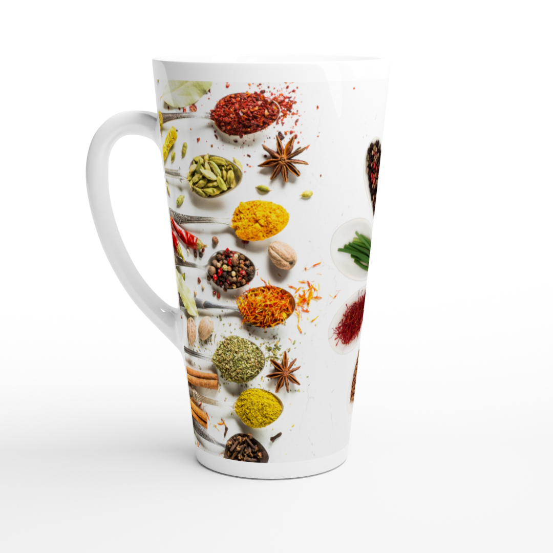 Stor te kopp färgglad