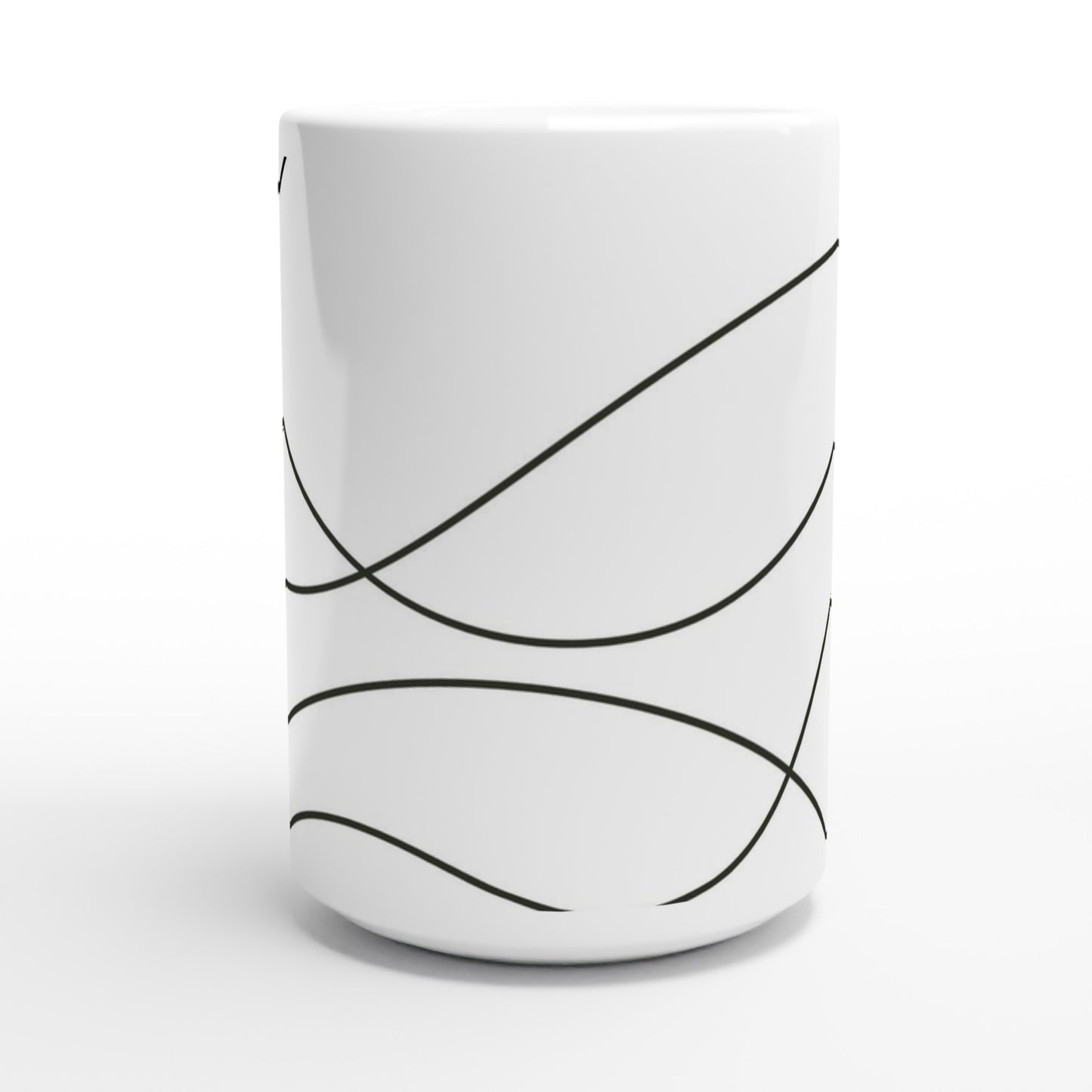Svartvitt mugg