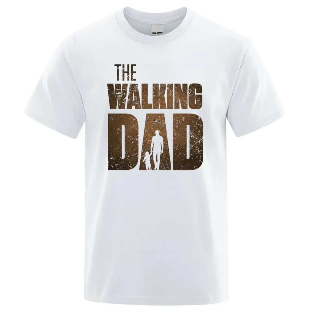 The Walking Dad t-shirt - vit