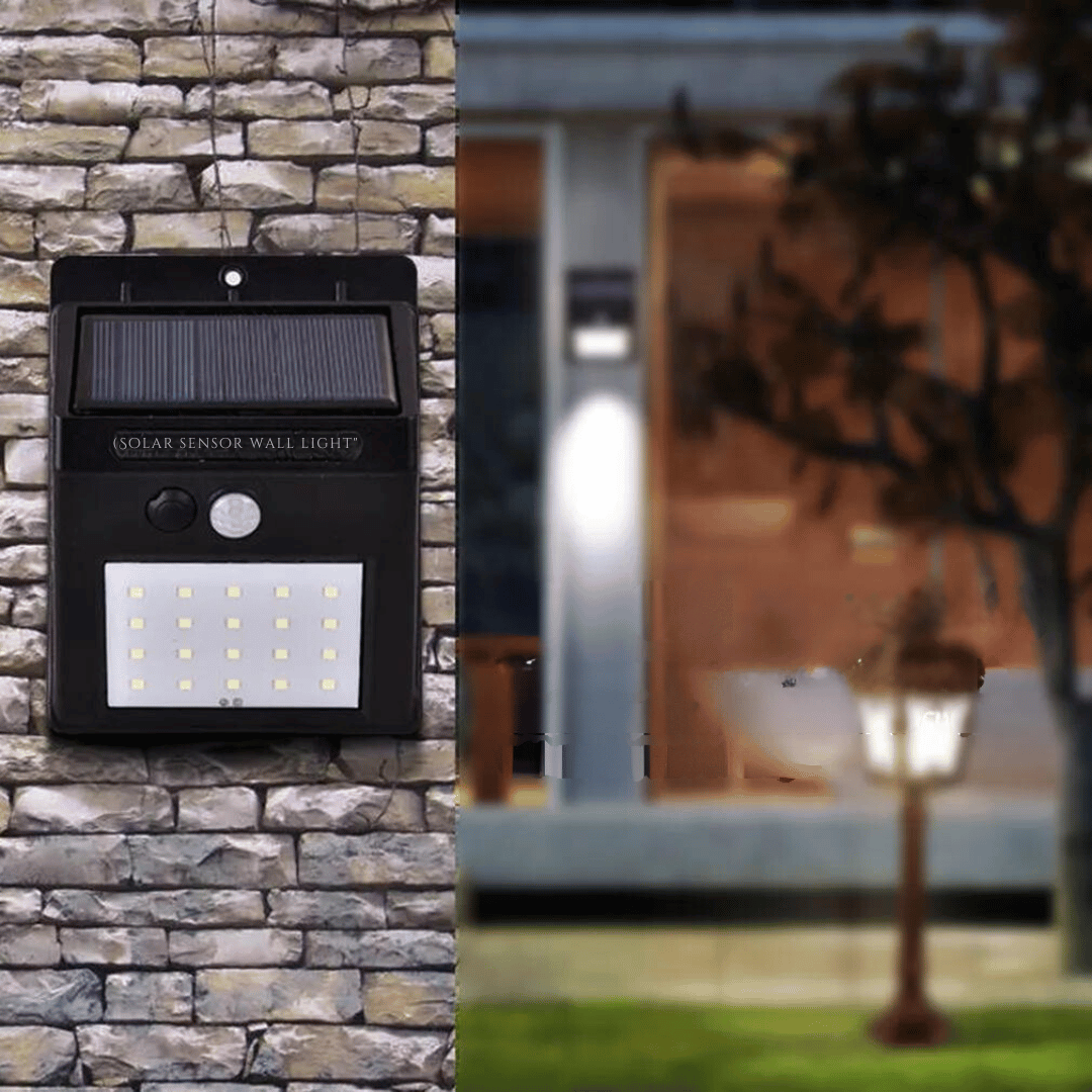 Utelampa solcell LED